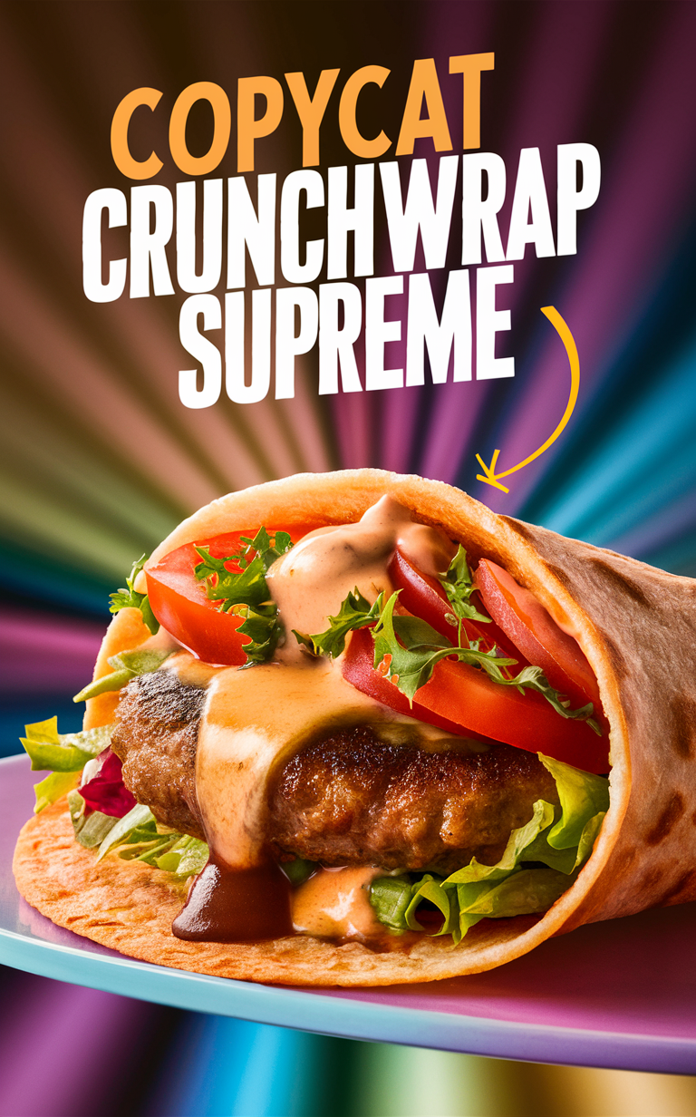 Crunchwrap Supreme recipe, Copycat Taco Bell, Mexican fast food, Homemade Crunchwrap, DIY Crunchwrap