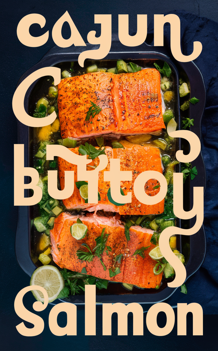 Cajun salmon recipe, honey butter salmon, Cajun honey butter, salmon with honey butter, spicy honey butter salmon