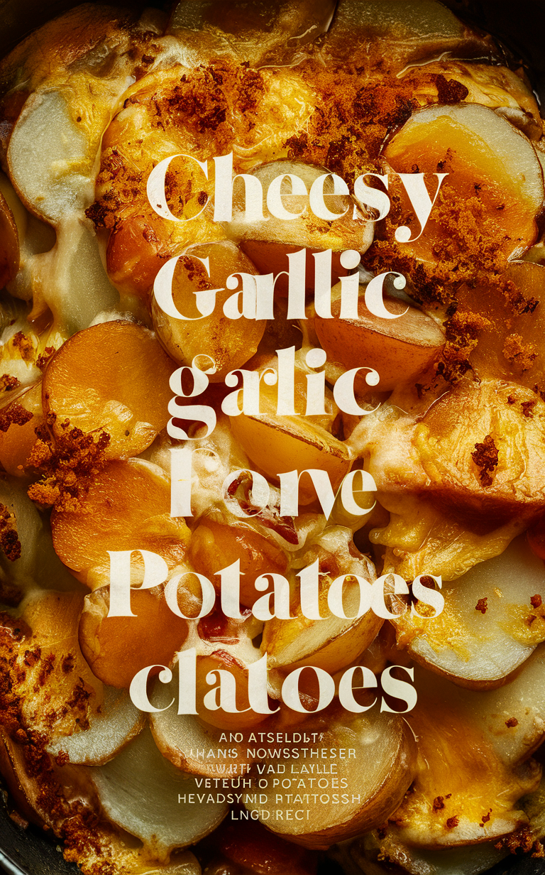 Cheesy garlic potatoes, Scalloped potatoes recipe, Creamy garlic potatoes, Cheesy garlic recipe, Garlic scalloped potatoes