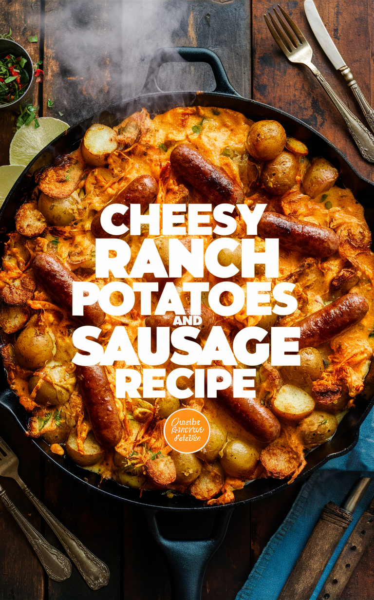 Cheesy potatoes, Sausage recipe, Ranch potatoes, Potatoes and sausage, Cheesy ranch potatoes