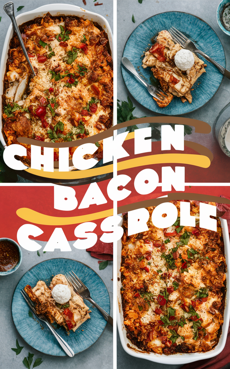 Chicken bacon ranch casserole, ranch chicken casserole, turkey bacon casserole, bacon chicken ranch casserole, chicken ranch bacon recipe