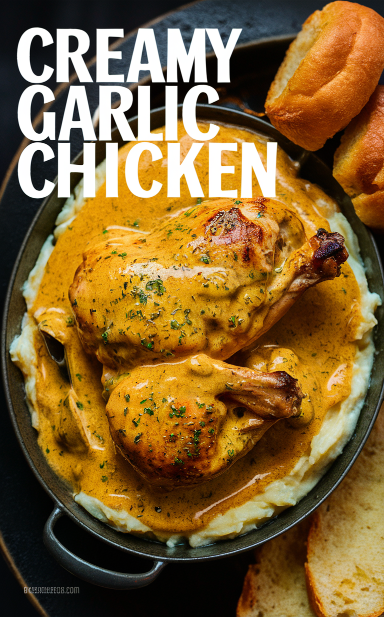 Garlic butter chicken recipe, creamy garlic chicken, garlic butter chicken, buttery garlic chicken, creamy butter chicken