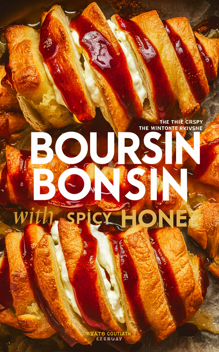 Crispy Baked Boursin, Spicy Honey Recipe, Baked Cheese Appetizer, Gourmet Boursin Recipe, Flavorful Boursin Appetizer