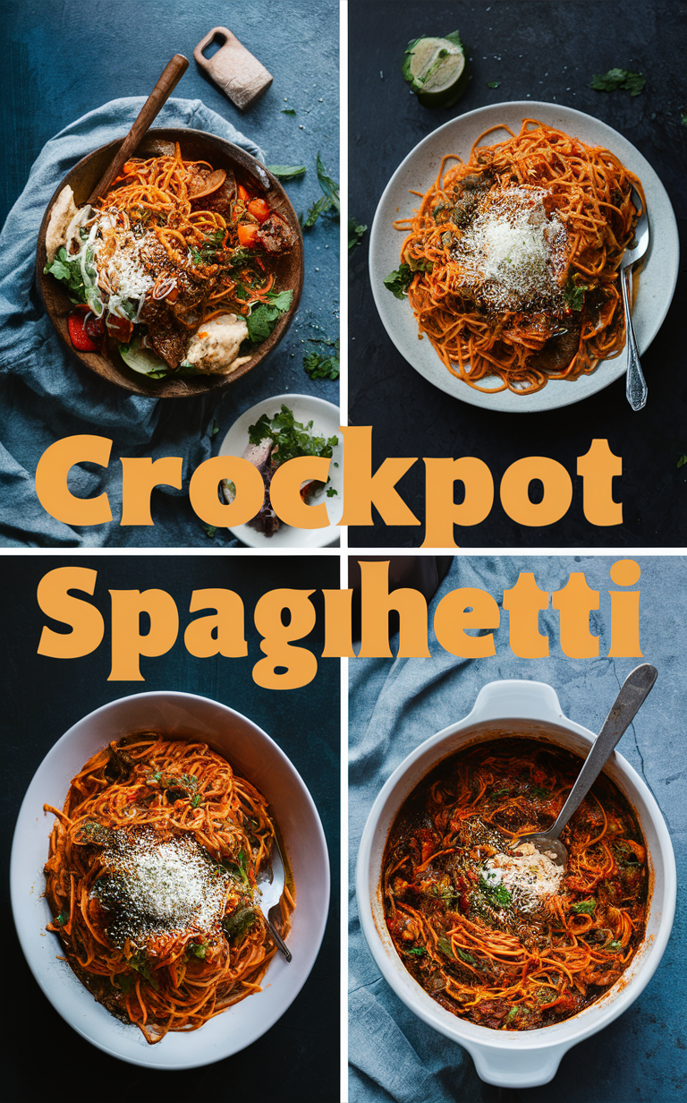 Crockpot spaghetti, taco spaghetti recipe, slow cooker taco pasta, crockpot taco recipe, taco pasta crockpot