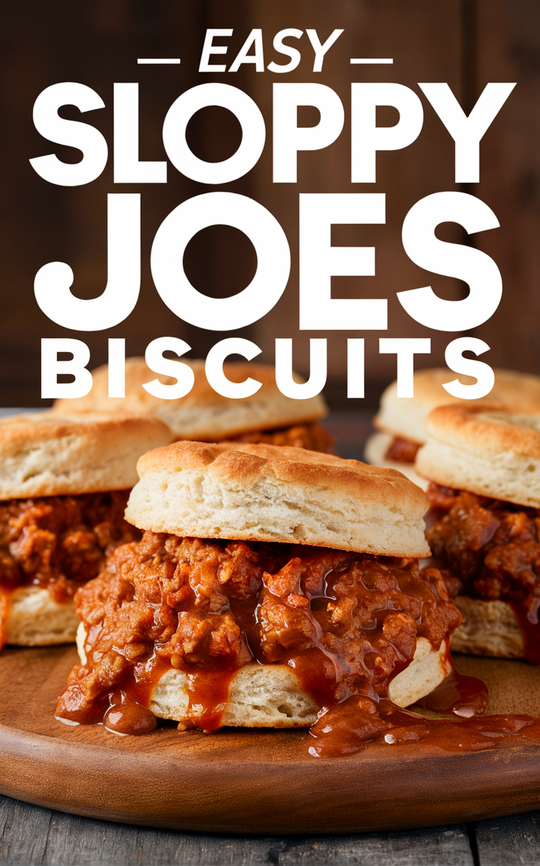 Easy Sloppy Joes Biscuits, Quick Dinner Recipe, Family Meal Ideas, Weeknight Dinners, Simple Dinner Recipes