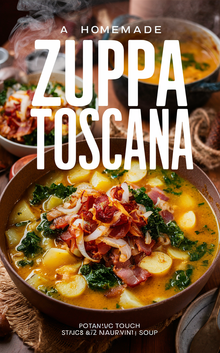 Zuppa Toscana soup recipe, Tuscan kale soup, Homemade sausage soup, Creamy potato soup, Italian soup recipe