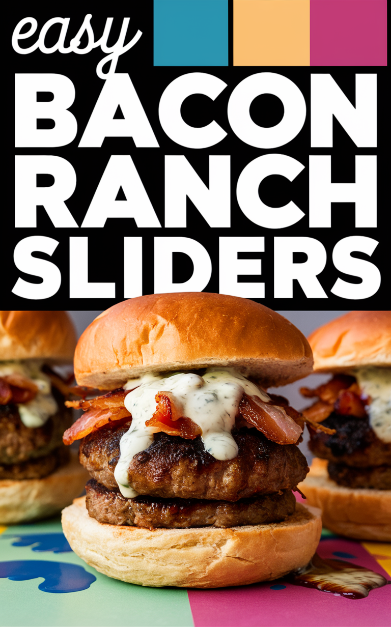 Bacon sliders, Ranch sliders, Quick dinner recipes, Easy sliders recipe, Bacon ranch sliders