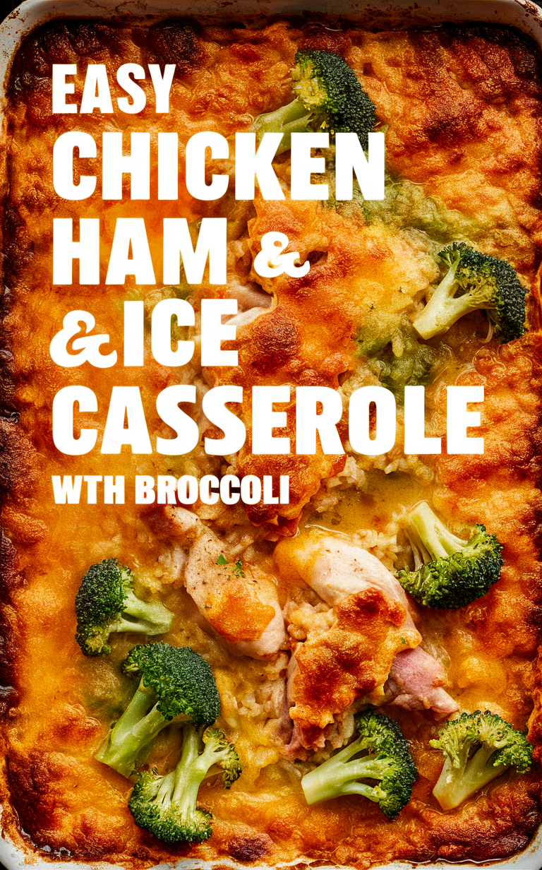 Chicken casserole, Ham casserole, Rice casserole, Broccoli casserole, Easy casserole