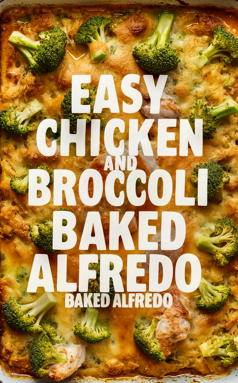 Baked alfredo recipe, Creamy chicken alfredo, Easy chicken alfredo, Baked chicken alfredo, Broccoli alfredo recipe