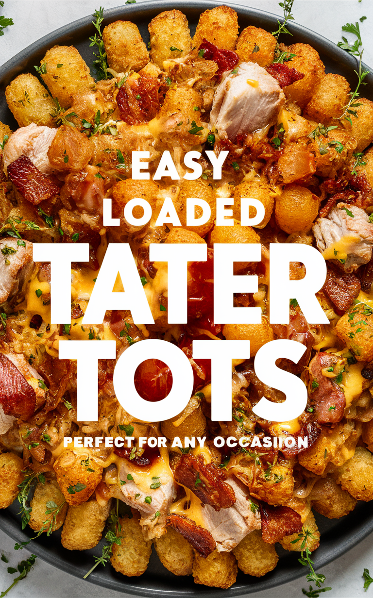 best tater tots recipe, homemade tater tots recipe, crispy tater tots recipe, baked tater tots recipe, loaded tater tots recipe