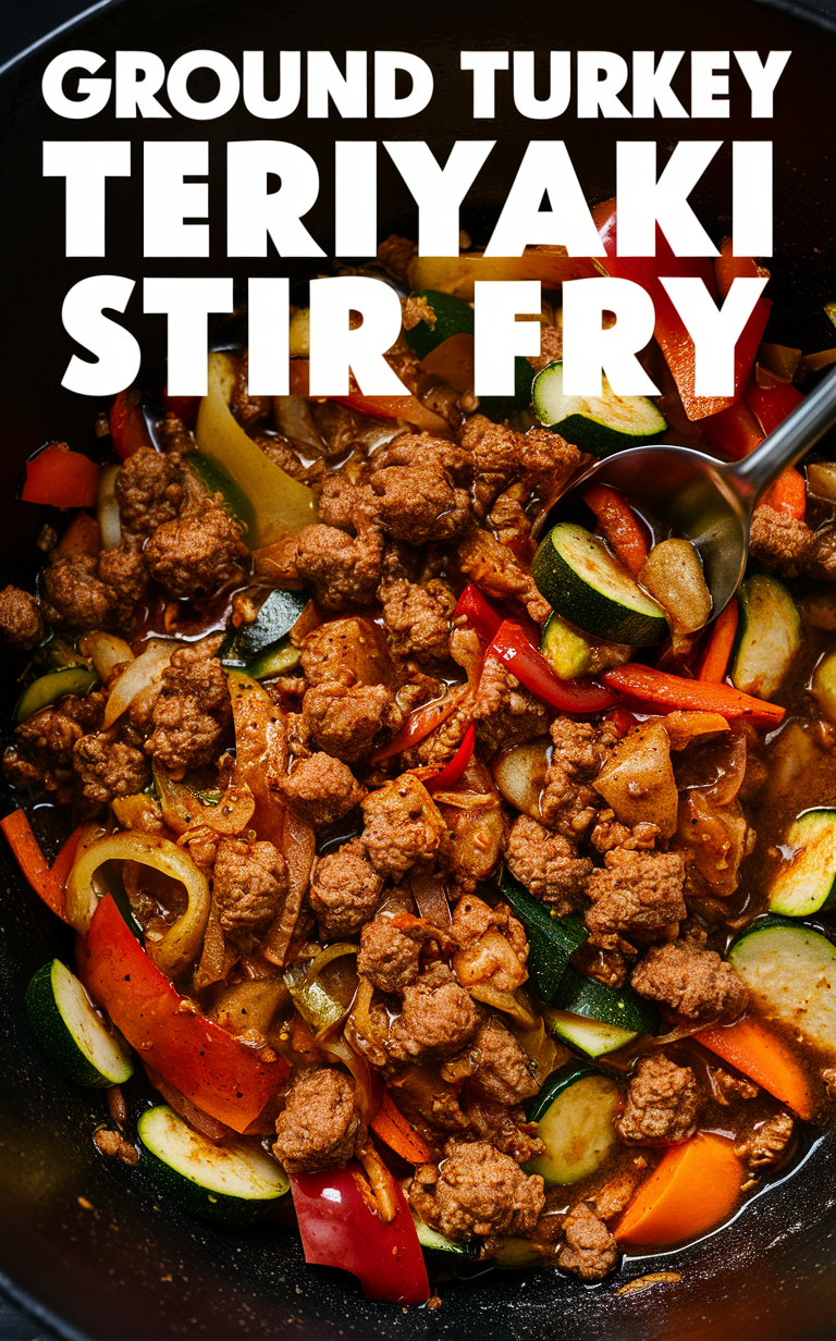 Ground Turkey Stir Fry Recipe, Teriyaki Stir Fry Recipe, Healthy Stir Fry Recipe, Asian Stir Fry Recipe, Quick Stir Fry Recipe