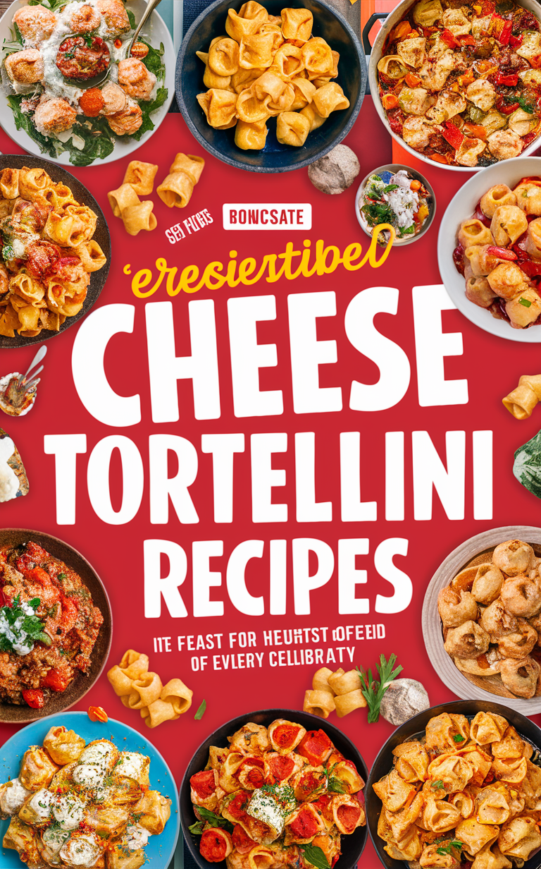 Cheese Tortellini recipes, Tortellini with cheese sauce, Creamy Cheese Tortellini, Cheese Tortellini bake, Cheese Tortellini salad