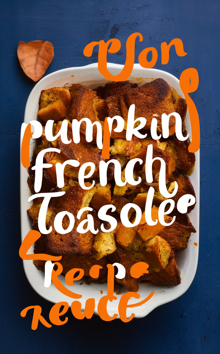 Pumpkin French Toast Casserole, Pumpkin Casserole Recipe, French Toast Casserole, Pumpkin Breakfast Casserole, Fall Brunch Recipe