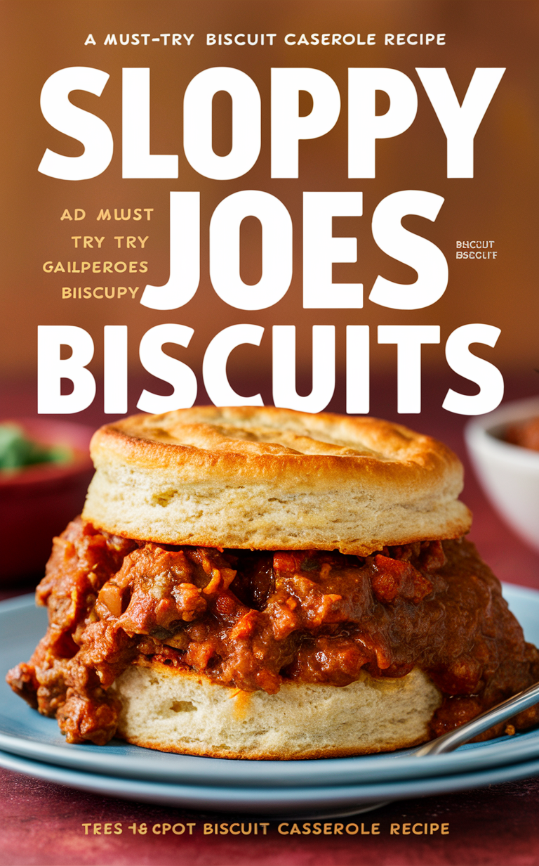 Sloppy Joes Recipe, Biscuit Casserole, Homemade Biscuits, Comfort Food, Easy Meal Ideas