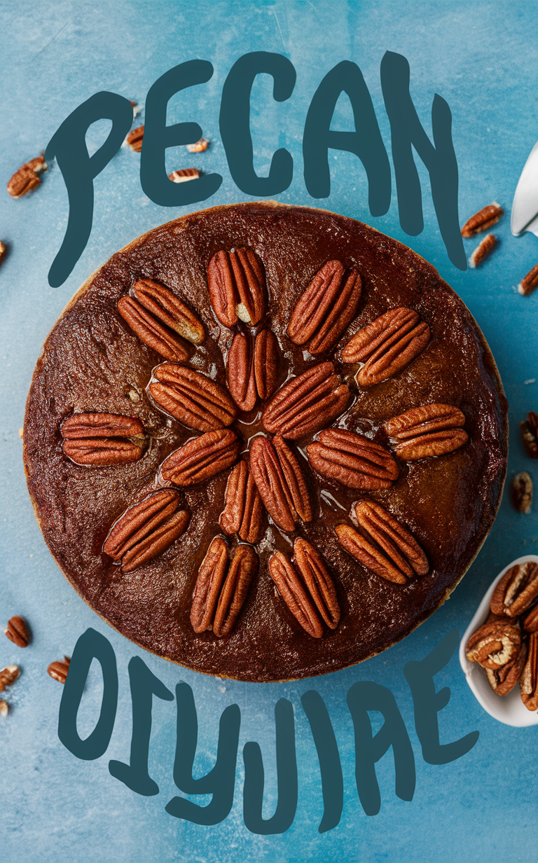 Stunning Pecan Cake, Upside Down Cake Recipe, Delicious Pecan Dessert, Best Pecan Cake, Homemade Upside Down Cake