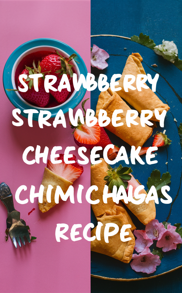 Strawberry dessert recipes, Delicious cheesecake recipes, Chimichanga recipe ideas, Irresistible sweet treats, Gourmet dessert ideas