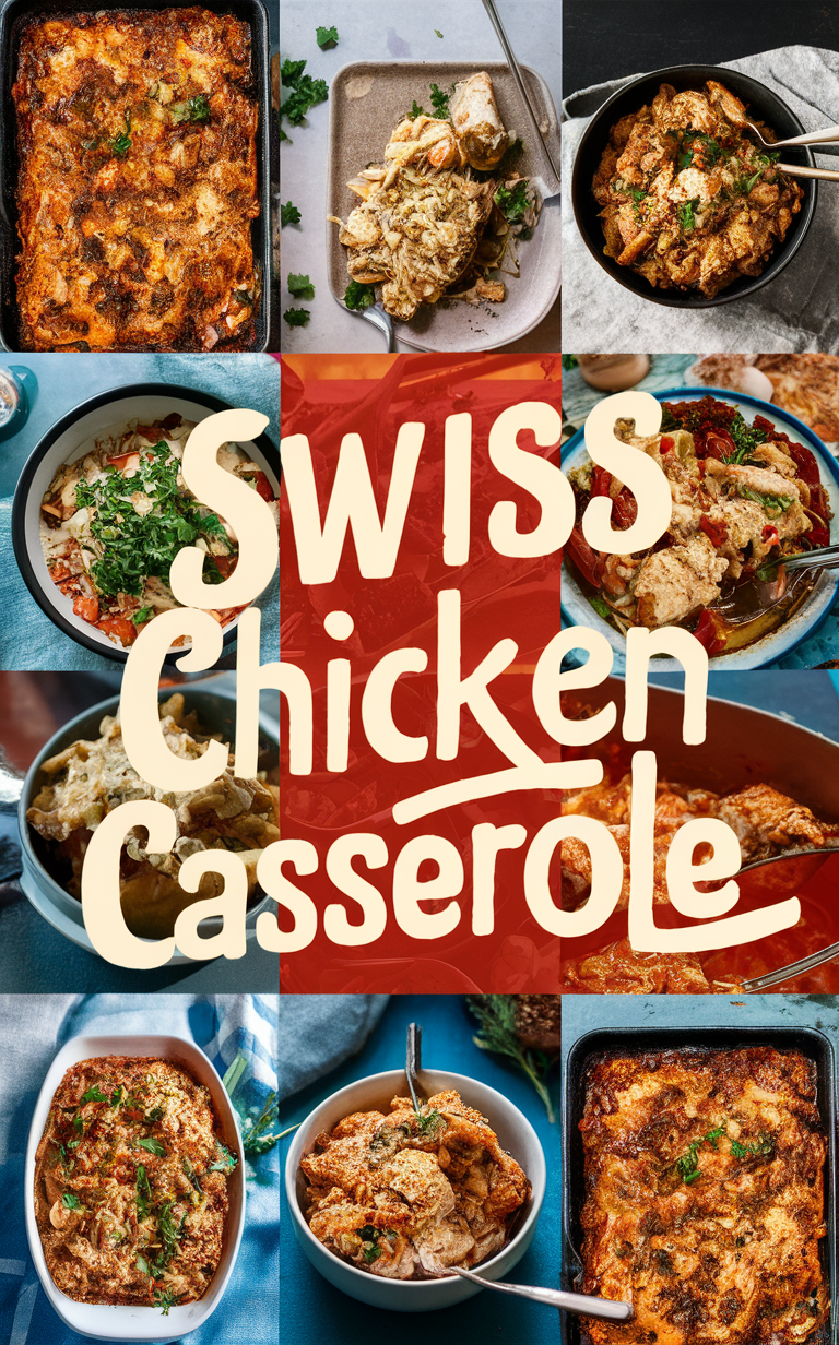 Swiss cheese casserole, cheese casserole recipe, creamy chicken casserole, easy chicken casserole, baked chicken casserole